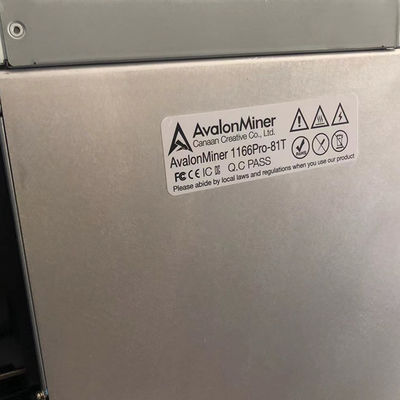 Canaan Avalon 1166 Pro81t, de mijnwerker van de de Mijnbouwmachine van Bitcoin Asic blockchain