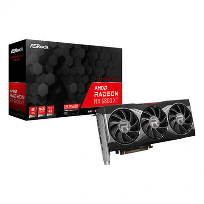 2360MHz de Grafische Kaarten Radeon RX 6800 XT 16GB GDDR6 van mijnbouwrig non LHR