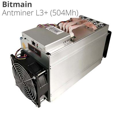 Van de Mijnwerkersmachine scrypt 800W Litecoin van LTC DOGECOIN Antminer L3+ 504m Asic van het de dogemuntstuk de mijnbouwhulpmiddel
