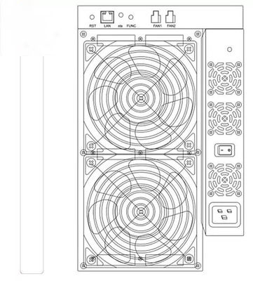 Van de de Mijnbouwmachine van tweede Handethereum het Hash-algoritme Ethash van Antminer E3 190Mh