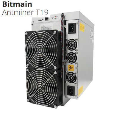 Van de de Machine blockchain mijnwerker van Bitmainantminer T19 88t BTC Asic de Macht SHA256 Algorythm van For Mining bitcoin 3344W